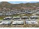 This is an aerial view showcasing the community nestled in the mountains at 14551 N Adero Canyon Dr, Fountain Hills, AZ 85268