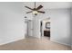 This light-filled bedroom features tile floors and an en-suite bathroom at 19601 N 7Th N St # 1072, Phoenix, AZ 85024