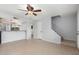 Spacious living room with neutral paint and easy access to upstairs at 19601 N 7Th N St # 1072, Phoenix, AZ 85024