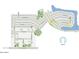Community map displaying available home sites, streets, and amenities in a planned neighborhood at 21610 N Bradford Dr, Maricopa, AZ 85138