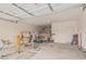 Spacious garage featuring an old truck, with plenty of room for parking and storage at 21610 N Bradford Dr, Maricopa, AZ 85138