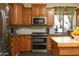 Close-up of a kitchen featuring stainless steel appliances and light wood cabinetry at 2203 E Tonto Pl, Chandler, AZ 85249