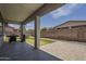 Relaxing covered patio with built-in BBQ area, perfect for outdoor entertaining at 22463 E Desert Spoon Dr, Queen Creek, AZ 85142