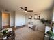 This room features a window, a ceiling fan, and closet at 2337 E Manhatton Dr, Tempe, AZ 85282