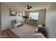 Bedroom with a large window for plenty of natural light at 2337 E Manhatton Dr, Tempe, AZ 85282