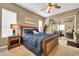 Comfortable main bedroom featuring a decorative bed, and ample closet space at 2959 W Eastman Dr, Anthem, AZ 85086