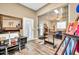 Bright studio with sliding glass doors, skylight, laminate floors, and comfortable space at 2959 W Eastman Dr, Anthem, AZ 85086