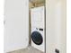 LG stackable washer and dryer with white door at 3500 N Hayden Rd # 206, Scottsdale, AZ 85251