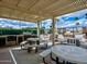 Enjoy outdoor dining at this community's seating area with outdoor kitchen at 425 S Parkcrest -- # 323, Mesa, AZ 85206