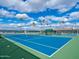 Enjoy a game of tennis on this well-maintained court, perfect for recreation and exercise, complete with shade and shelter at 425 S Parkcrest -- # 323, Mesa, AZ 85206
