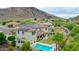 Impressive backyard view highlighting a private pool and expansive lawn, creating an ideal outdoor living space at 5812 W Spur Dr, Phoenix, AZ 85083