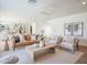 Open-concept living room with stylish furnishings, wood floors, and plenty of natural light at 6529 E Eugie Ter, Scottsdale, AZ 85254