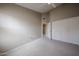 Spacious bedroom with neutral walls, carpeted floors, and large closet at 6533 N 7Th Ave # 18, Phoenix, AZ 85013