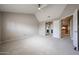 Bright and spacious bedroom with ceiling fan and access to an en-suite bathroom at 6533 N 7Th Ave # 18, Phoenix, AZ 85013