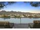 Stunning infinity pool area complete with lounge chairs and city views stretching to the horizon at 7180 E Kierland Blvd # 814, Scottsdale, AZ 85254