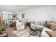 Spacious living space with open layout, connecting the kitchen, dining area, and living room with views at 7180 E Kierland Blvd # 814, Scottsdale, AZ 85254