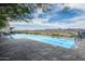 A stunning pool with blue skies and mountain views at 7180 E Kierland Blvd # 814, Scottsdale, AZ 85254