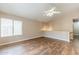 Loft space features hardwood floors and natural light at 822 E Ross Ave, Phoenix, AZ 85024