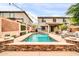 Beautiful pool area with a well-maintained pool, perfect for summer relaxation and fun at 9034 W Eagle Talon Dr, Peoria, AZ 85383