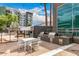 Outdoor grilling area with stainless steel grills, sink, seating and a relaxing atmosphere at 1 E Lexington Ave # 1108, Phoenix, AZ 85012
