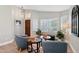 Bright living room featuring modern furnishings, lots of natural light, and a cozy seating area at 1057 W Laurel Ave, Gilbert, AZ 85233