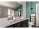 Stylish bathroom features a dual sink vanity with modern fixtures and ample counter space at 136 W Brahman Blvd, San Tan Valley, AZ 85143