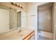 Bathroom featuring a vanity with sink, mirror, light fixture and combination shower and tub at 1506 N Oak St, Tempe, AZ 85288