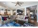 Open living space connects the kitchen, game table, and dining areas, perfect for entertaining at 16226 S 35Th Dr, Phoenix, AZ 85045