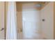 Clean shower with tiled walls, built-in seating, and modern fixtures for a refreshing experience at 1941 S Pierpont Dr # 2073, Mesa, AZ 85206