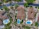 Straight down aerial view of estate home with pool and outdoor living spaces at 20055 N 96Th Way, Scottsdale, AZ 85255