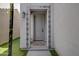 Stylish entryway with decorative tile trim, a modern door, and a welcoming ambiance at 226 E Markwood Dr, Chandler, AZ 85286