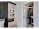 This hallway features a view to the bedroom and primary closet at 226 E Markwood Dr, Chandler, AZ 85286