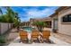 Beautiful backyard pool featuring lounge chairs, palm trees, and ample space for relaxing and entertaining at 3103 S Benton --, Mesa, AZ 85212