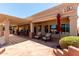 Inviting covered patio with comfortable seating, perfect for outdoor dining and entertaining guests at 3930 E Colonial Dr, Chandler, AZ 85249