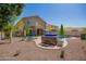 Expansive backyard featuring a hot tub, lounge chairs, and a sparkling pool at 3960 W Salter Dr, Glendale, AZ 85308