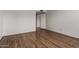 Neutral bedroom with wood flooring at 4420 E Covina St, Mesa, AZ 85205