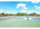 Well-maintained tennis courts with a scenic backdrop of desert vegetation under a sunny sky at 4748 E Eden Dr, Cave Creek, AZ 85331
