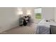 This is a small bedroom with simple decor, a twin bed, and a window with natural light at 652 E Rojo Way, Gilbert, AZ 85297
