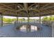 Top-down view inside a community gazebo at 652 E Rojo Way, Gilbert, AZ 85297