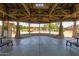 Community park gazebo view with play area, benches, and tables at 652 E Rojo Way, Gilbert, AZ 85297