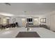 Open concept with a modern kitchen design leading into the dining and living areas at 652 E Rojo Way, Gilbert, AZ 85297