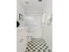 Bathroom featuring a tiled walk-in shower, a toilet, and a white vanity at 732 W Sagebrush St, Gilbert, AZ 85233