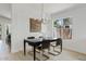 Elegant dining room featuring a contemporary table setting and a bright window at 732 W Sagebrush St, Gilbert, AZ 85233