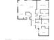 Floor plan displaying the spacious layout including the kitchen, living room, primary bedroom, and bathrooms at 7606 E Globemallow Ln, Gold Canyon, AZ 85118