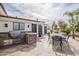 Outdoor kitchen with a built-in grill and bar top, providing a great space for outdoor dining and entertaining at 8502 E Santa Catalina Dr, Scottsdale, AZ 85255