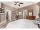 Relaxing main bedroom with fireplace and open layout at 14124 W Bent Tree S Cir, Litchfield Park, AZ 85340