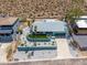 Aerial view of property featuring desert landscaping, patio, and vibrant curb appeal at 1701 E Camino Del Santo --, Phoenix, AZ 85022