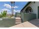 A picturesque front exterior with decorative walls, desert vegetation at 1701 E Camino Del Santo --, Phoenix, AZ 85022