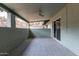 Covered patio with tile flooring and scenic views of the surrounding landscape at 1701 E Camino Del Santo --, Phoenix, AZ 85022