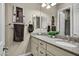 Bathroom with granite countertops and dual sinks at 2094 E Aris Dr, Gilbert, AZ 85298